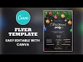 Editable Christmas Canva Flyer Template - Grab Yours now