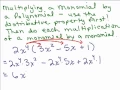Multiplying Polynomials 1