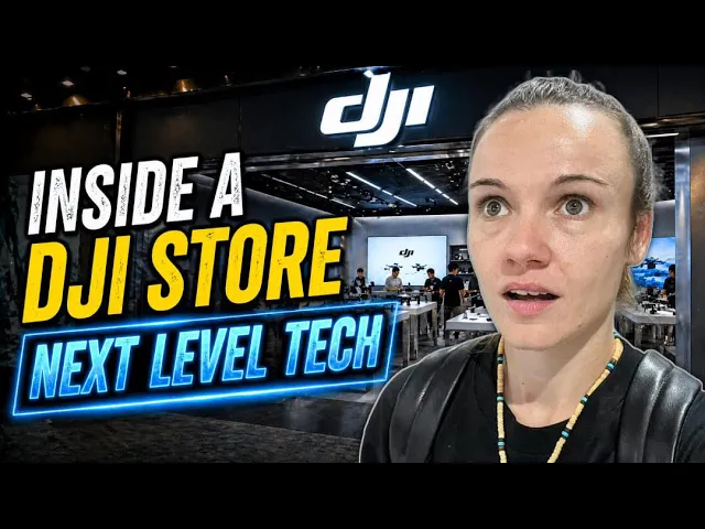 Exploring a DJI Store in China: Pocket Sized Gear for Cinemt Inside a DJI Store in China 🇨🇳