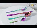 Lekoch Pure Series Rainbow Flatware