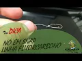 Lagu Nó no Snap com Linha de Fluorcarbono
