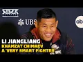 Li Jiangliang Khamzat Chimaev a Very Smart Fighter UFC Long Island MMA Fighting