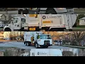 2 City of Bloomington Sidewinders on Post Thanksgiving trash and recycle