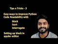 3 Easy ways to improve code readability in Python