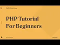 PHP While Loop PHP Tutorial for Beginners