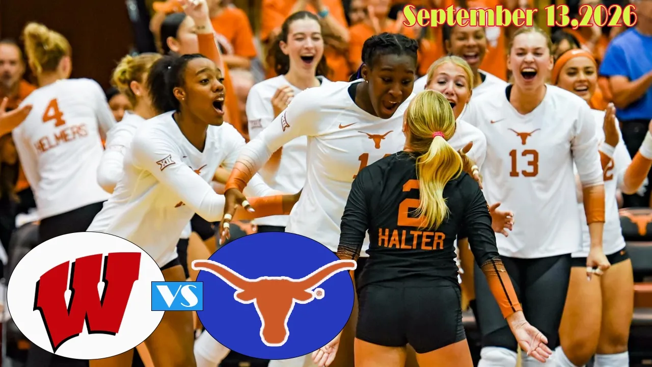 Texas VS Wisconsin | FULL MATCH | September 13,2026 | Women's NCAA Volleyball 2026