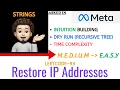 Restore IP Addresses Recursive Tree Diagram META Leetcode 93