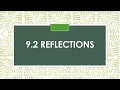 9 2 Reflections