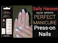 Sally Hansen Press-on Nails Application Review Perfect Manicure