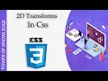 Use of 2D Transforms Skew skewx and Skew y In Css Hindi