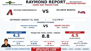 Arizona Diamondbacks vs Atlanta Braves Prediction Raymond Report August 15 2026