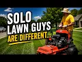 How Solo Guys Make a Living Mowing Lawns