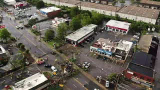 Annapolis Tornado Damage West Street 21 DRONE