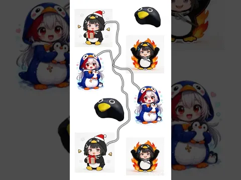 Gugugaga Chibi Endmin Penguin #penguin #gugugaga #chibi #endmin #shorts #song