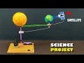 Lagu Geostationary Satellite Working Model|| Science Exibition Working Project|| Science Project #solar 