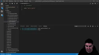 01-02-Curl with the GitHub api and Example of Sh file