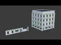 Generative Geometry Nodes Building