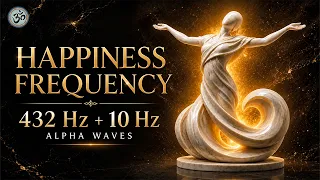 Happiness Frequency | 432 Hz + 10 Hz Alpha Waves | Positive Energy & Inner Joy