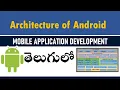 Architecture of Android MOBILE APPLICATION DEVELOPMENT IN TELUGU