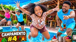 Asi la pasamos en nuestro campamento #4 🏡🌊🧟‍♂️😱