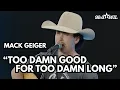 Mack Geiger - About Time Live Acoustic Performance