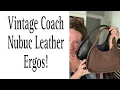 Vintage Coach Ergo Nubuc Leather bag talk Ergo Mini Satchel Nubuc