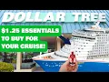 7 Dollar Tree cruise essentials for 1 25