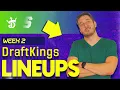 DraftKings NFL Picks Week 2 NFL DFS Contenders