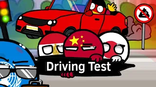 Countryballs school🎒🏫(🚦Driving Test 🚘) part 7