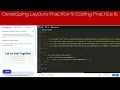Coding Practice 16 Developing Layouts Practice Ecommerce Website Contact Us Section