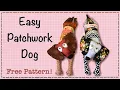 Easy Patchwork Dog FREE PATTERN Full Tutorial with Lisa Pay