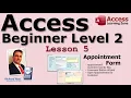 Microsoft Access Beginner 2 Lesson 05 Trusted Locations Form Design Relationships Combo Boxes