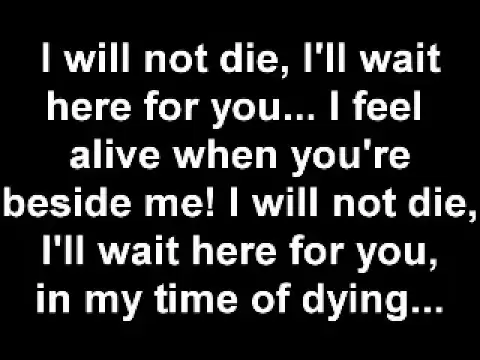 Download MP3 Three Days Grace - Time of Dying (lyrics)