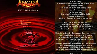 angra evil warning 94 version lyric video