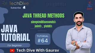 Methods of Thread class in java Part 3 multithreading in Java Method in thread Tutorial