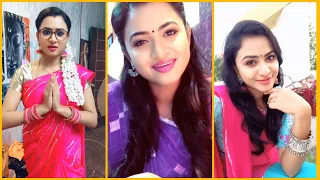 serial tiktok sembarathi zee tamil tv serial actress aishwarya janani tiktok dubsmash videos