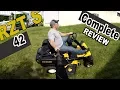 Cub Cadet steering wheel zero turn review - RZT S42