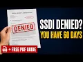 SSDI Denied Do NOT File a New Application Do This Instead