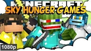 MINECRAFT SKY HUNGER GAMES with SkyDoesMinecraft and BlueMonkey