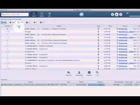 Download MP3 How to search and download files with FrostWire Wynwood (5.6)