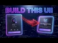 Modern Profile Update Card UI HTML CSS JavaScript Animation Tutorial