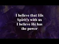 Download Lagu Jon Reddick - I Believe It (The Life of Jesus) (Instrumental with lyrics)