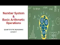 QUANTITATIVE REASONING Lec 1 Number System Basic Arithmetic Operations QR 1 Lecture Series