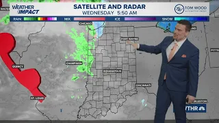 Big warm front today will bring a 20-degree temperature jump to Indiana