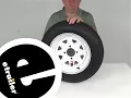 etrailer Kenda 4 80-12 Bias Trailer Tire with 12 White Wheel Feature Review