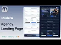 Build a Modern Digital Agency Website Full Tutorial TailwindCSS HTML JS Light Dark Mode