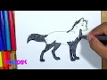 How to Color Young Wolf Coloring Page