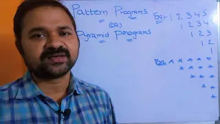 PATTERN PROGRAMS 7 PYRAMID PROGRAMS 7 STAR PROGRAMS 7