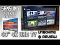Samsung 43 4K Unboxing Review TU7000 7 SERIES