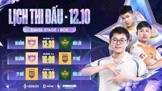 🔴 TRỰC TIẾP: ĐN vs ĐL vs HUE | SWISS STAGE 12.10 | TỨ PHƯƠNG ĐẠI CHIẾN MÙA ĐÔNG 2026